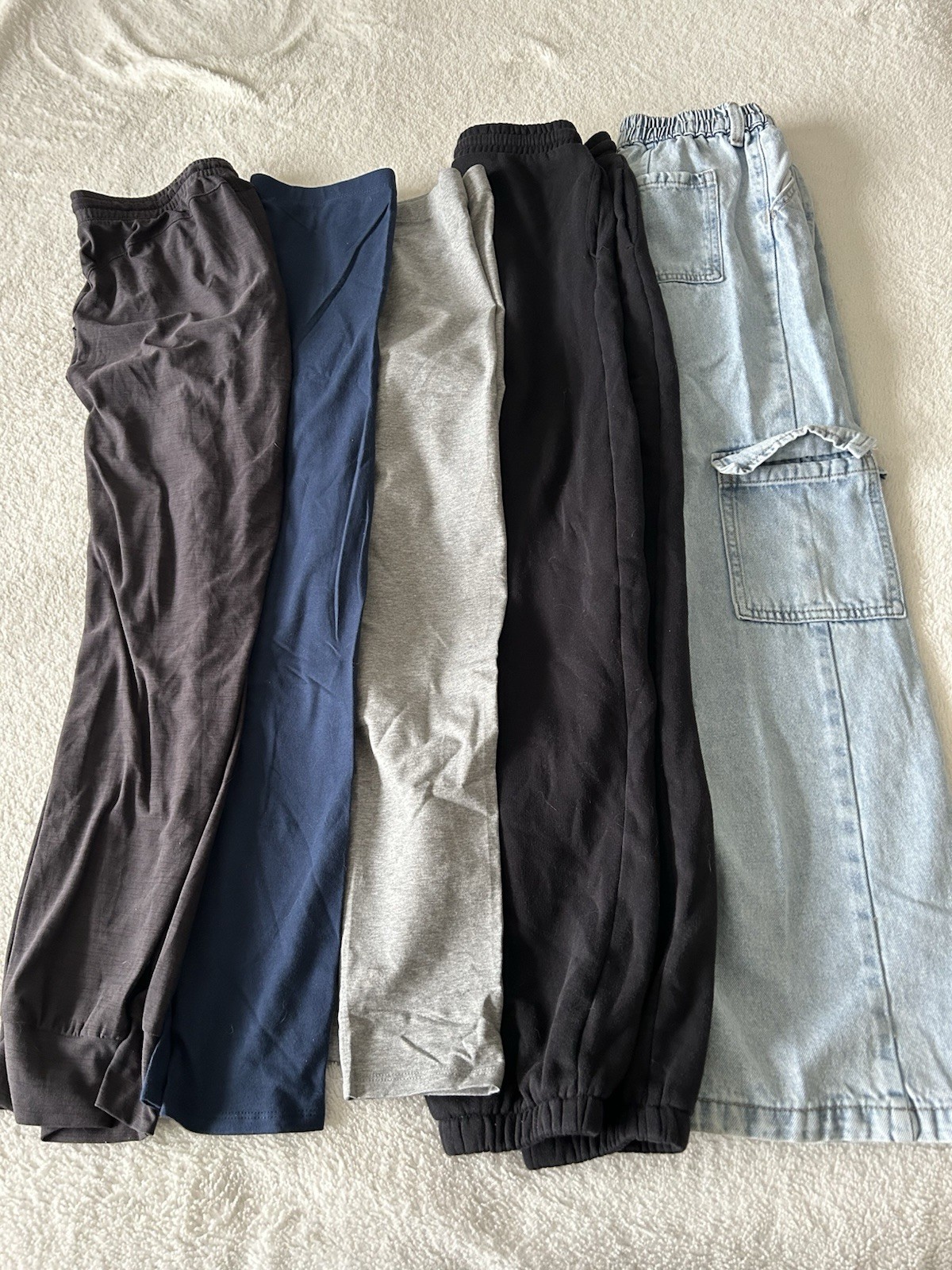 Lot of 5 Pants Teen Girl Size XL(14-16) Leggings Jeans H&M Old Navy