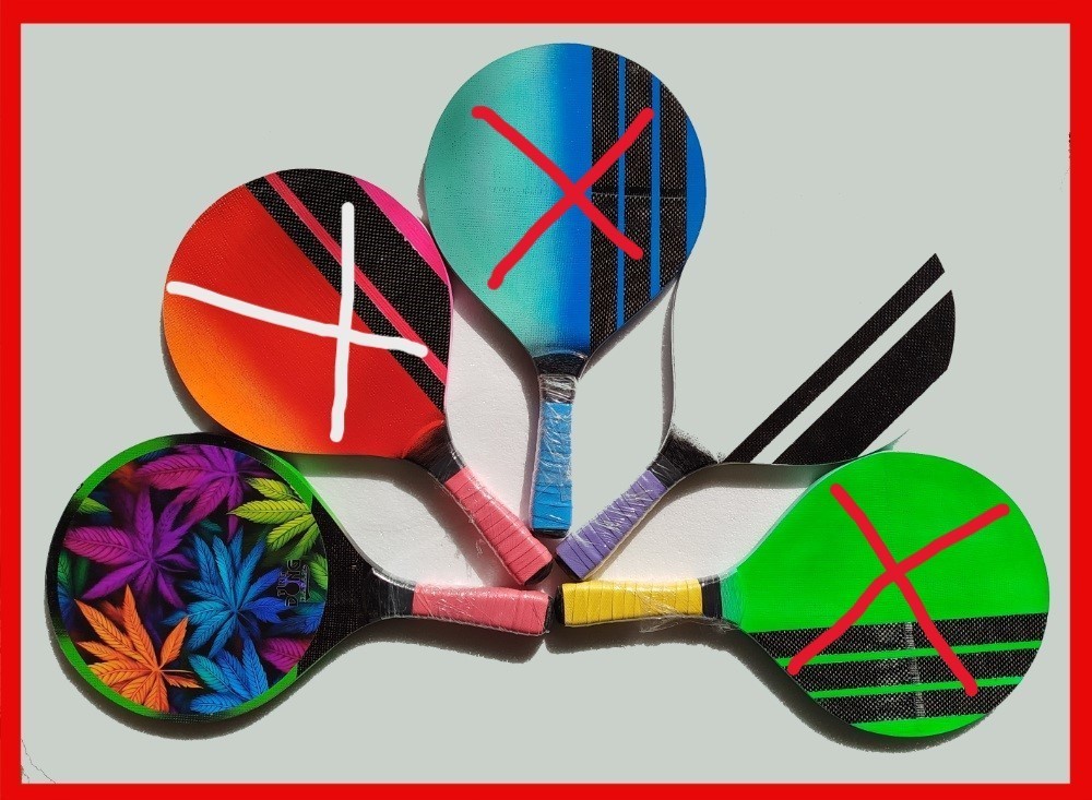 Professional Carbon Matkot Paddleball Kadima Smashball Rocketball Frescobol Wow