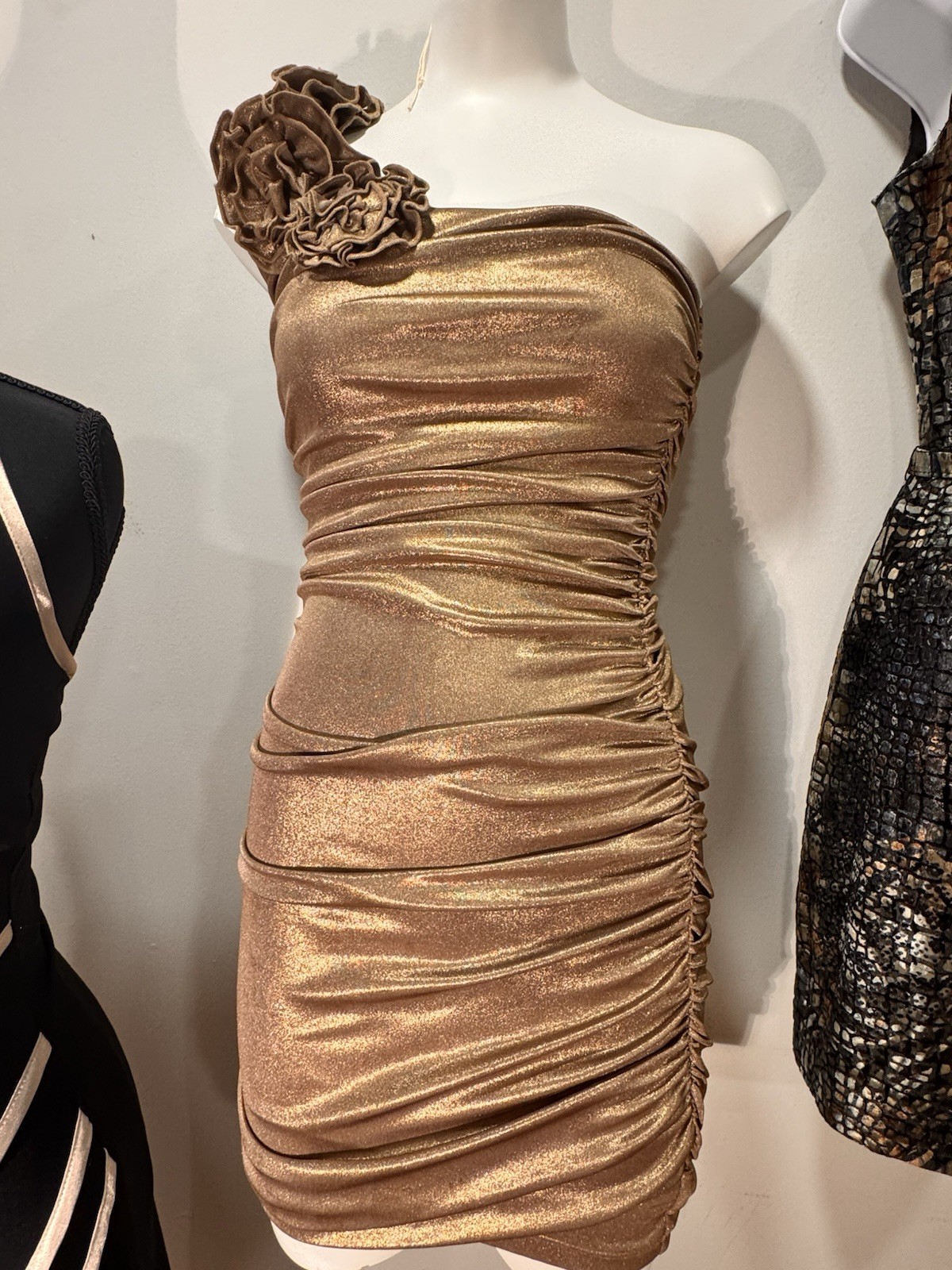 Le Belle, Muse, Nicole Miller Collection Women’s Dress Lot 4 Black/Gold 4/6/S