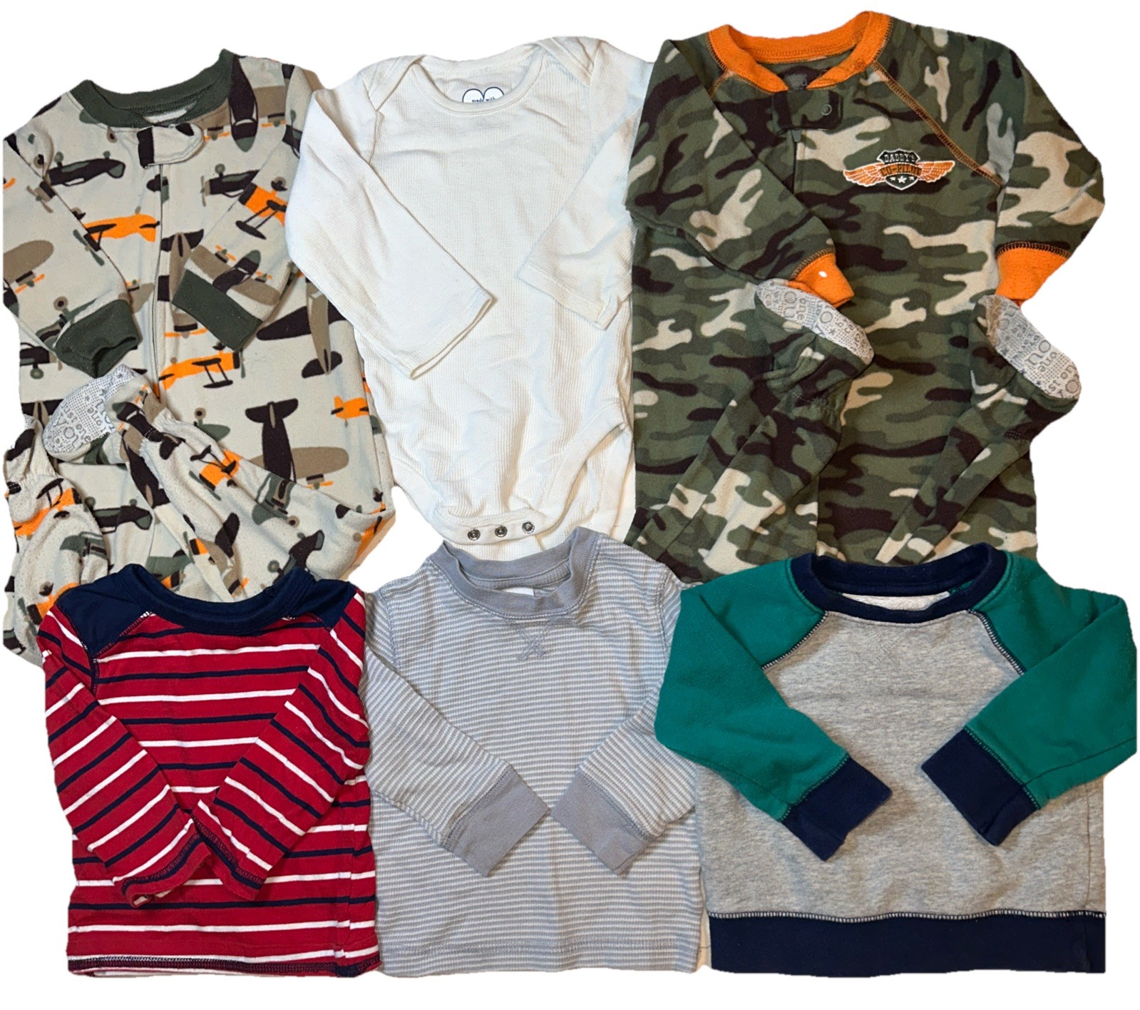 Baby Boys 5Pc Mix Circo Shirts & Sleepers Size 18M