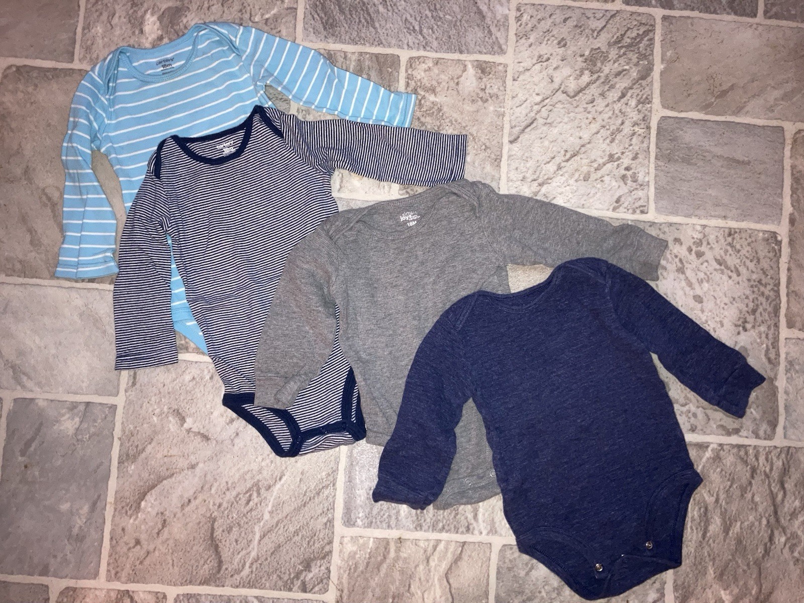 Baby Boy 18-24 Months Clothing Lot Bodysuits Pants Tops Cotton Blend Trucks