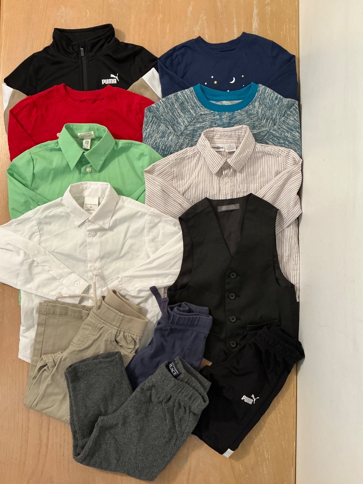 Jumping Beans, Puma, Others Toddler Boys Clothing Lot of 12 Size 3T