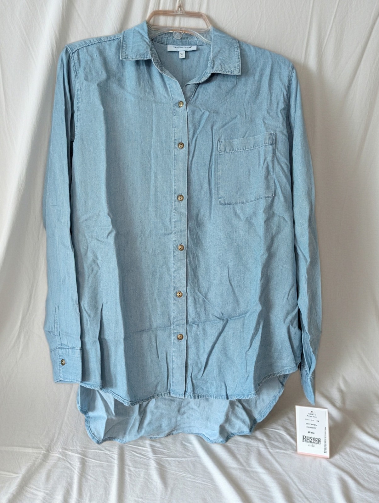 Motherhood XS-MAT Chambray Floral Solid Clothing Lot Blue Black Gray Women