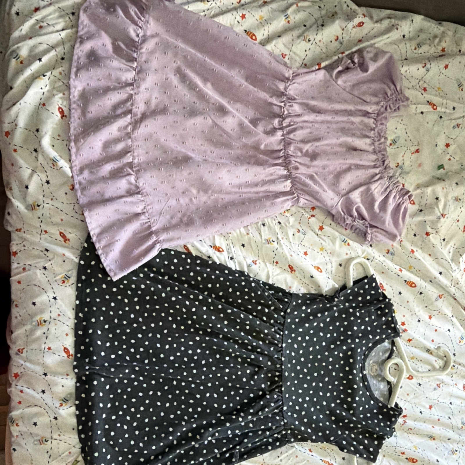 Girl Dress Lot of 6 size 6/7 yearsCotton Blend Floral Polka Dot