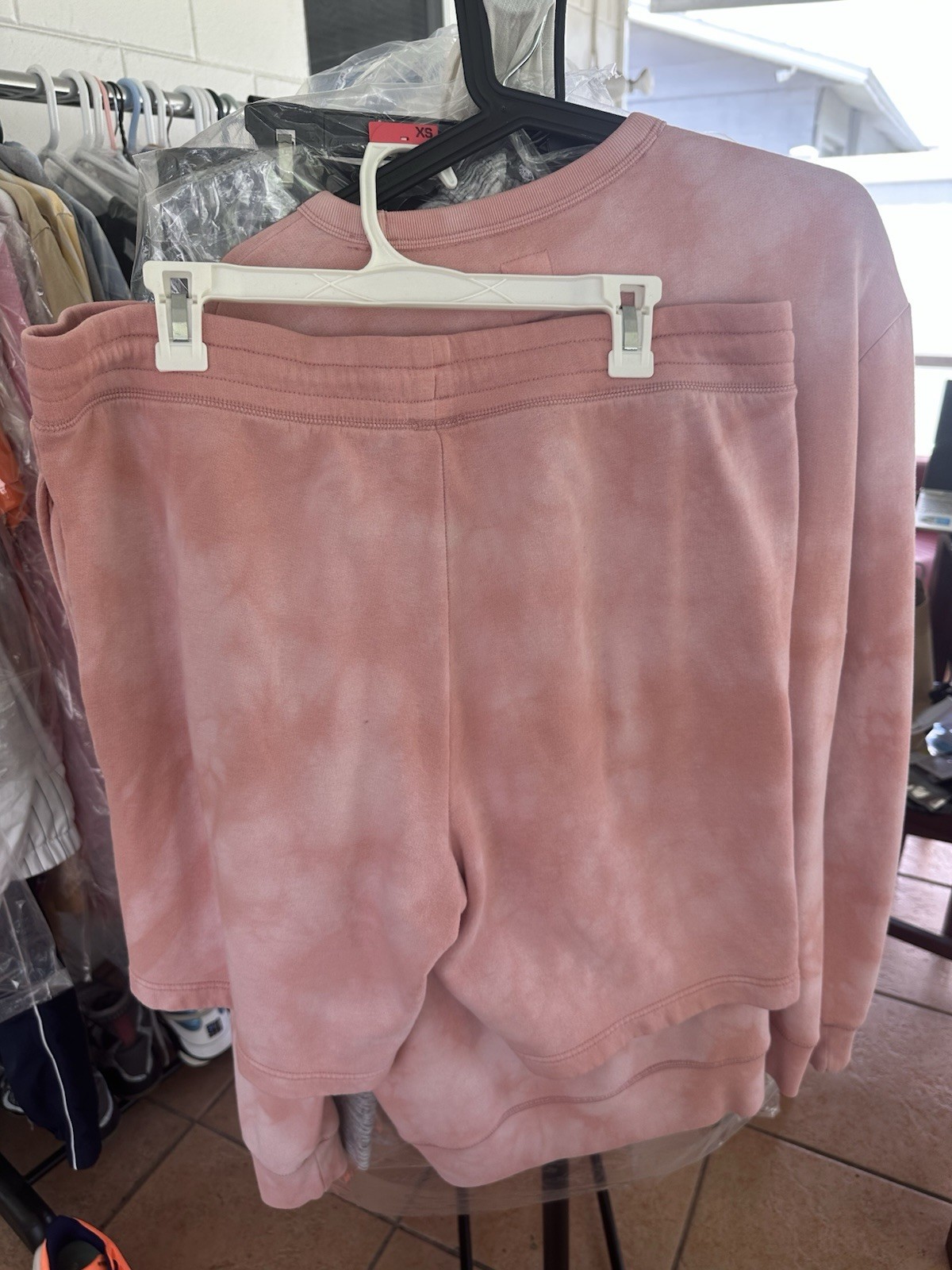 GAP Mixed Lot Tie-Dye Sweatshirt & Shorts Set L + Jeans 36×32 + Oxford Shirt