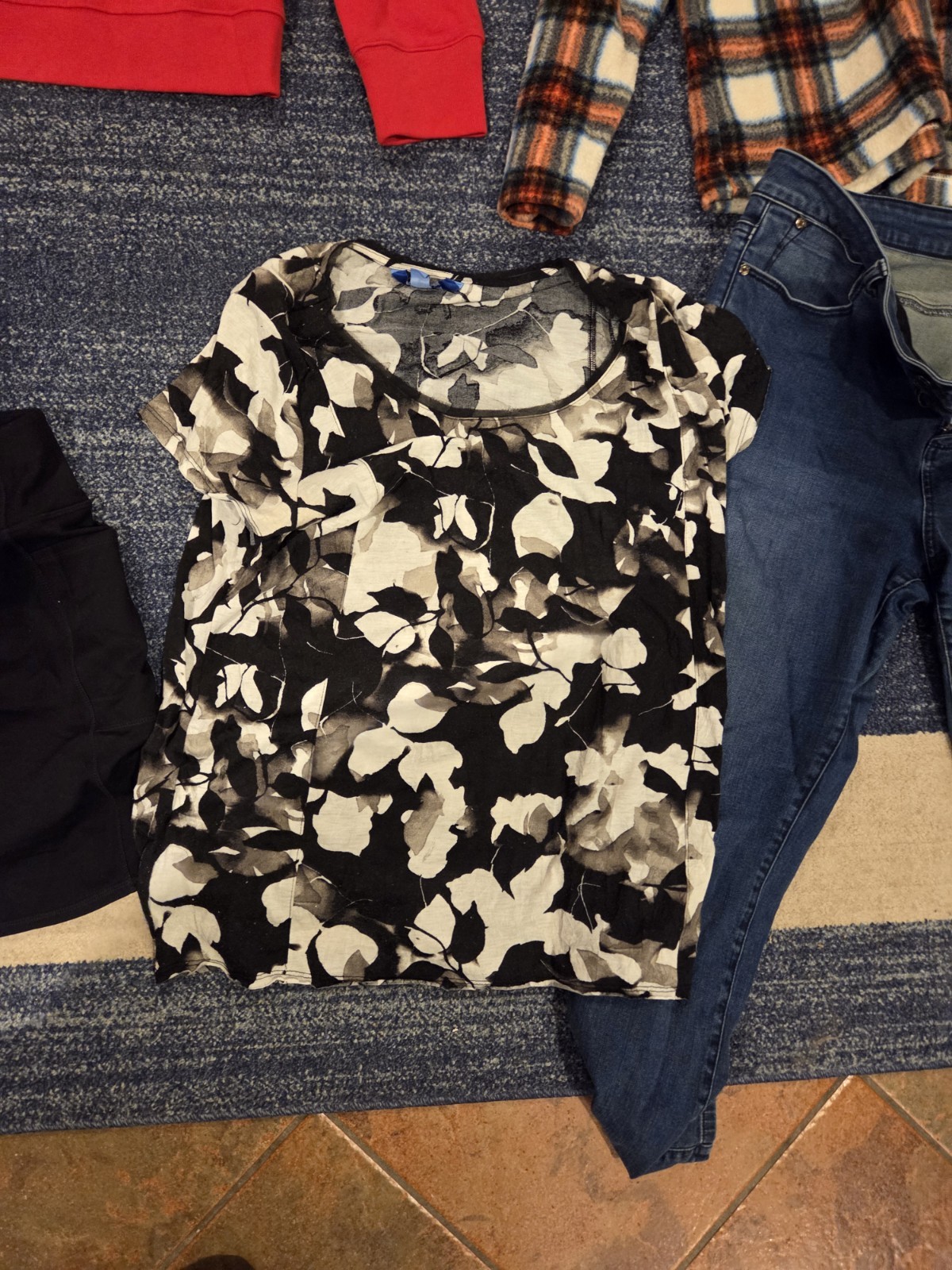 Lot 18 Womens Tops Blouses Jeans Size Large 14P Petite J Crew Talbots Land End