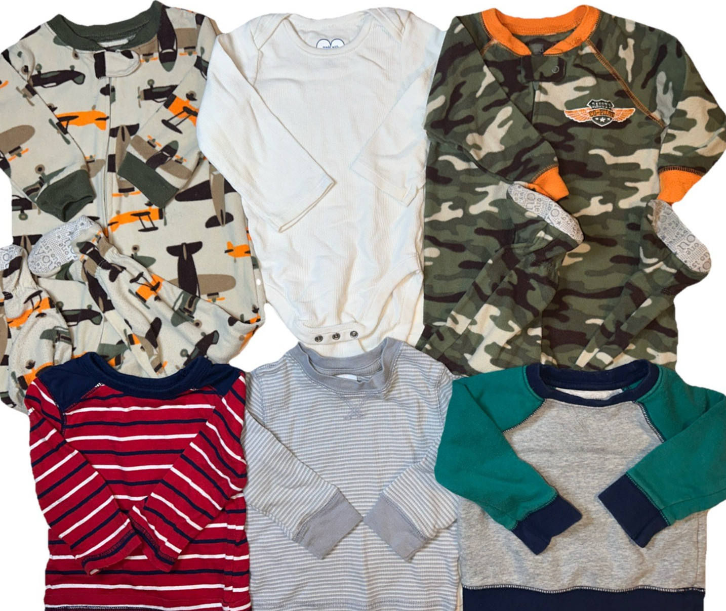 Baby Boys 5Pc Mix Circo Shirts & Sleepers Size 18M