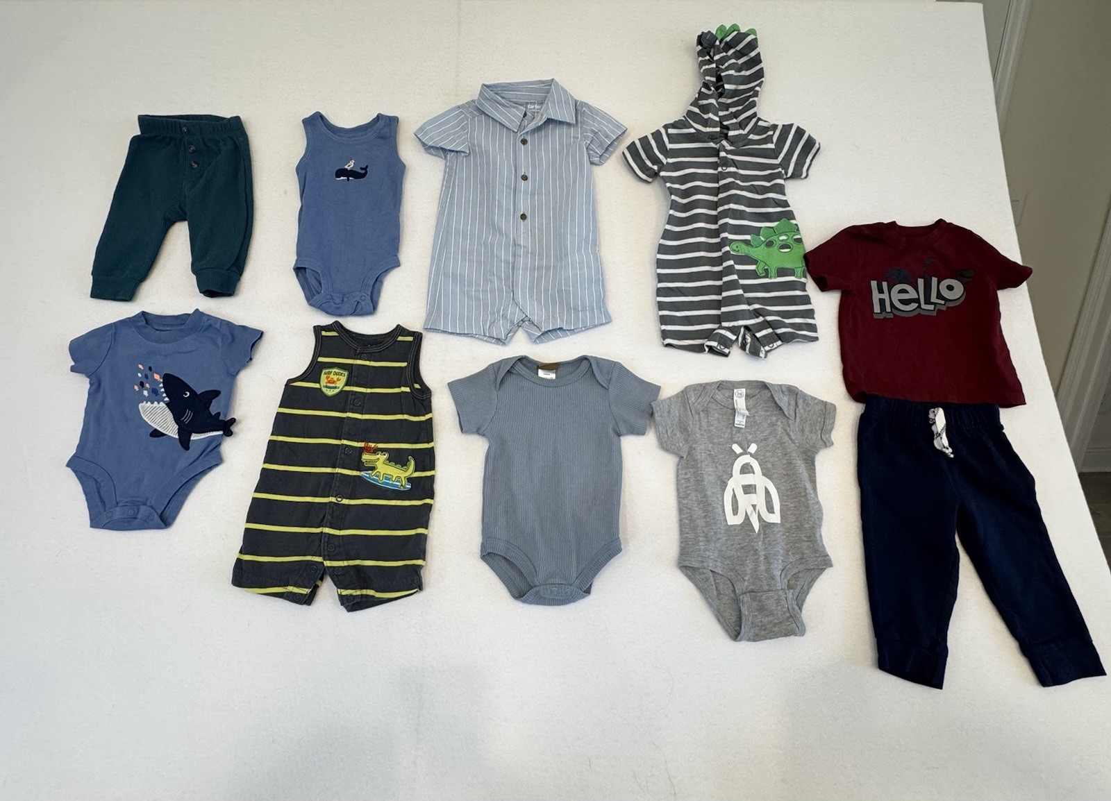 Baby Boy Clothes Lot 3-24 Months 22 Items