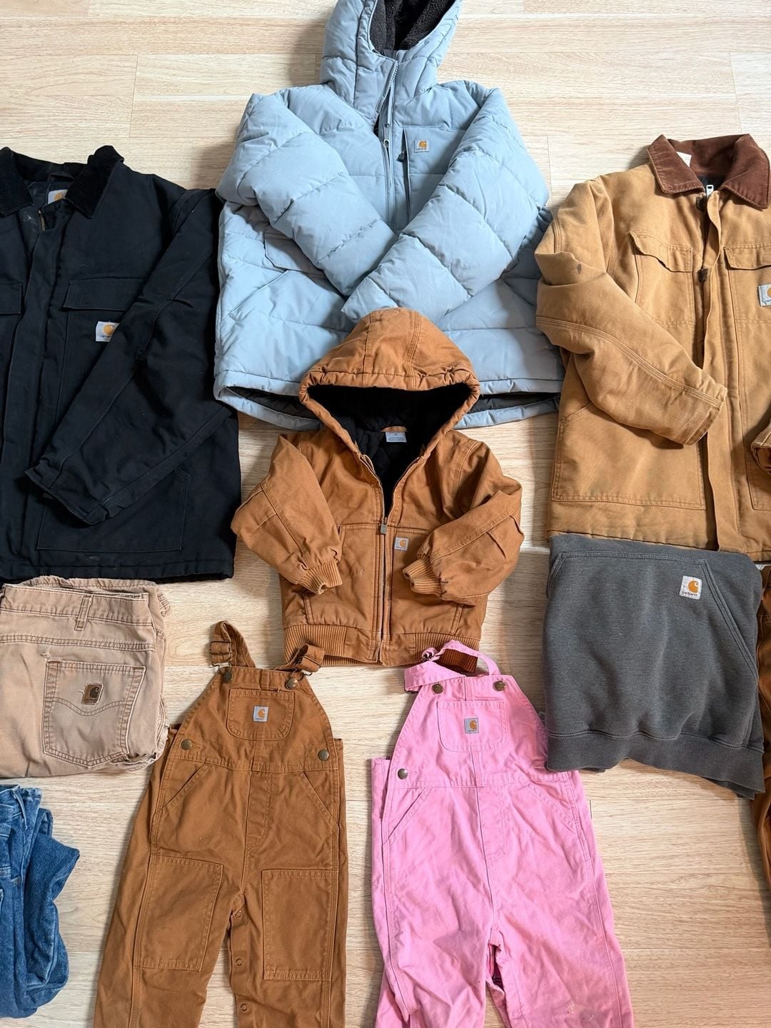 Carhartt Clothing Bundle (Assorted Sizes) kids and men’s