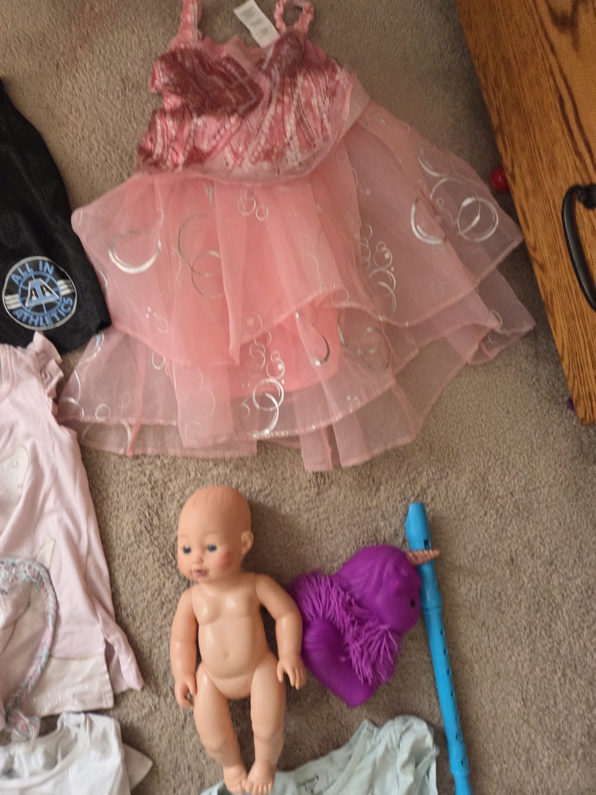 Lot Of Girls Clothes Size 5/5T Carter Jumping Beans Toys Blanket Dress