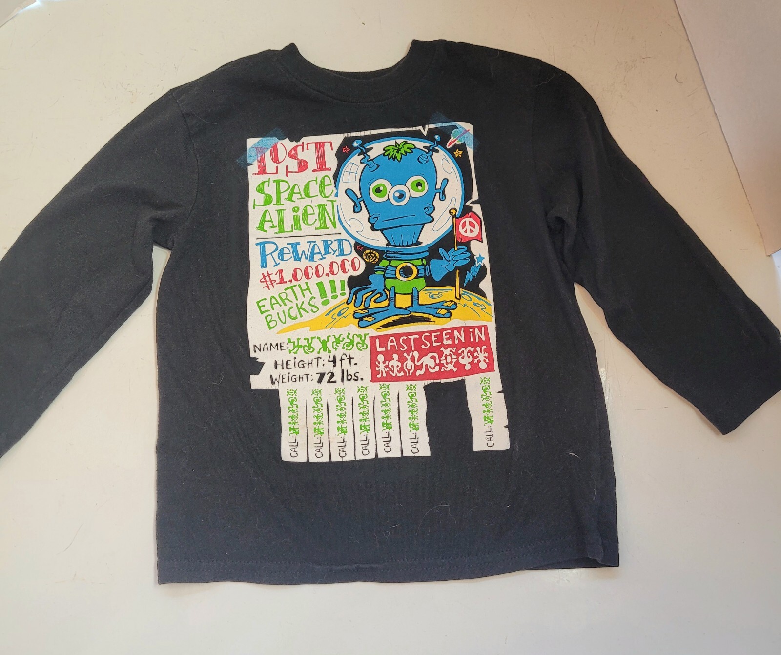 Graphic Long Sleeve Lot Of 3 Boys 4T Health-Tex Garanimals Monster Dinosaur