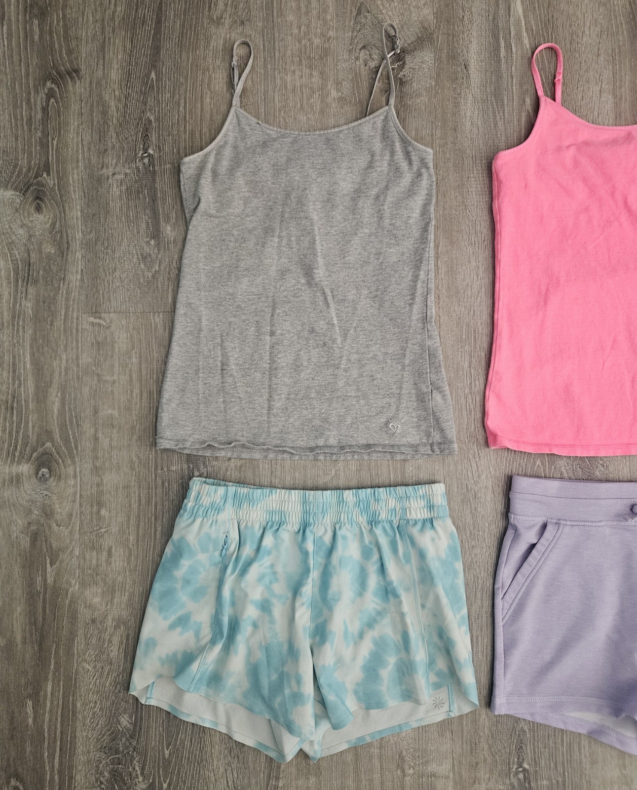 Girls Lot 10/12 L Clothes Tops Shorts Back To School Activewear Camo Athletic