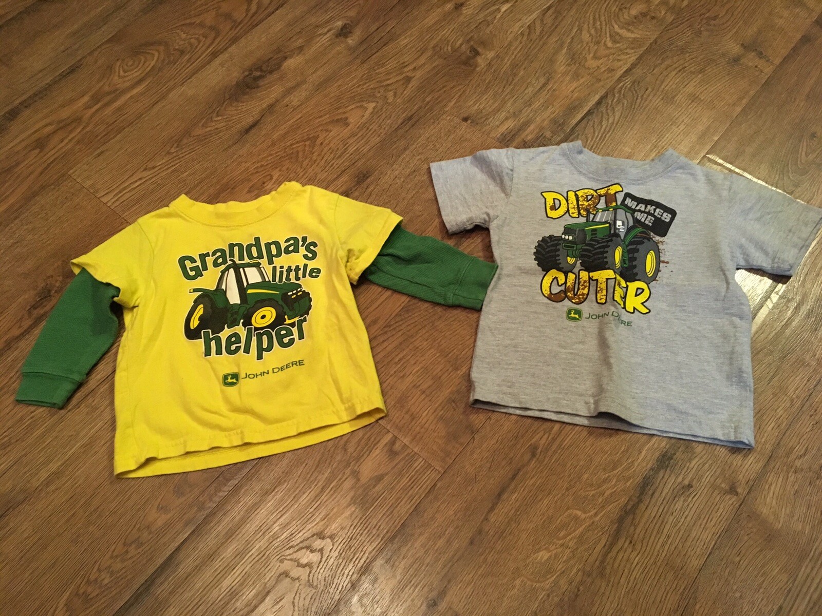 BOYS SIZE 18-24 Months Camouflage Pants, Fleece & John Deere Shirts~Lot of 5~EC