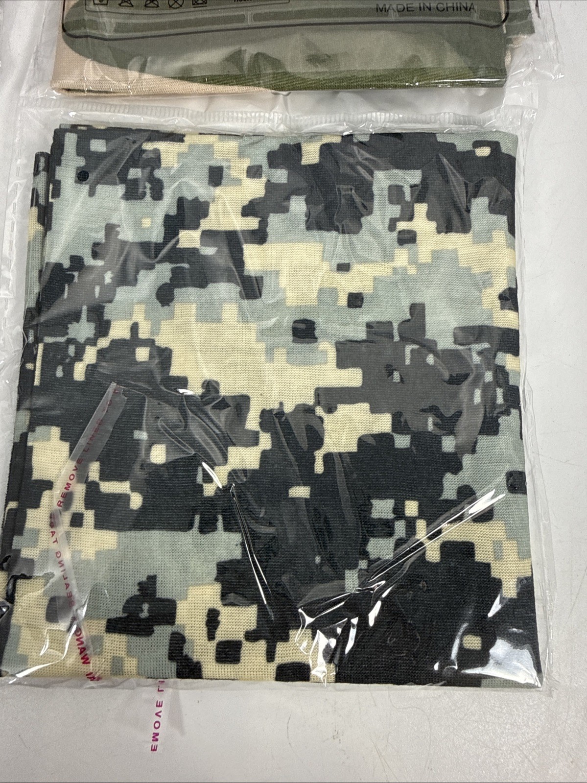 Camo Neck Gaiter/Face Coverings Mixed, Multicolor 100% Polyester Set Of 6 (#3)