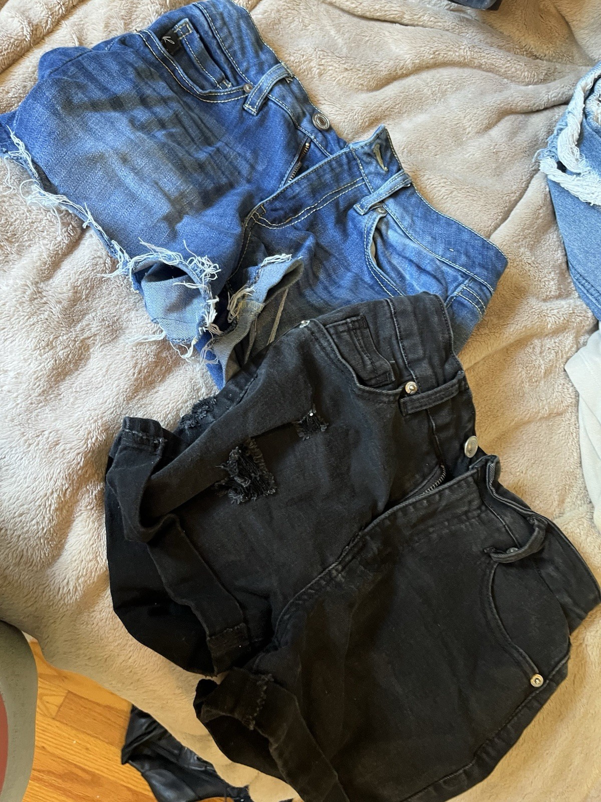 Denim Shorts Lot of 12 (size small-medium in womans/juniors)