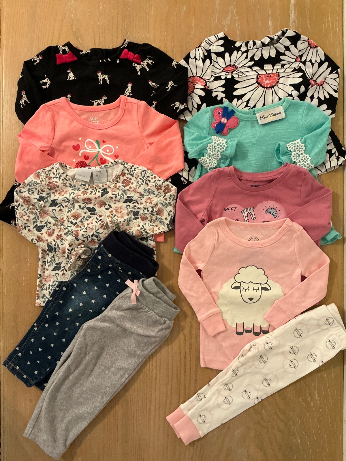 Gymboree, Oshkosh, Others Infant Girls Clothing Lot of 10 Size 12, 12-18 Months