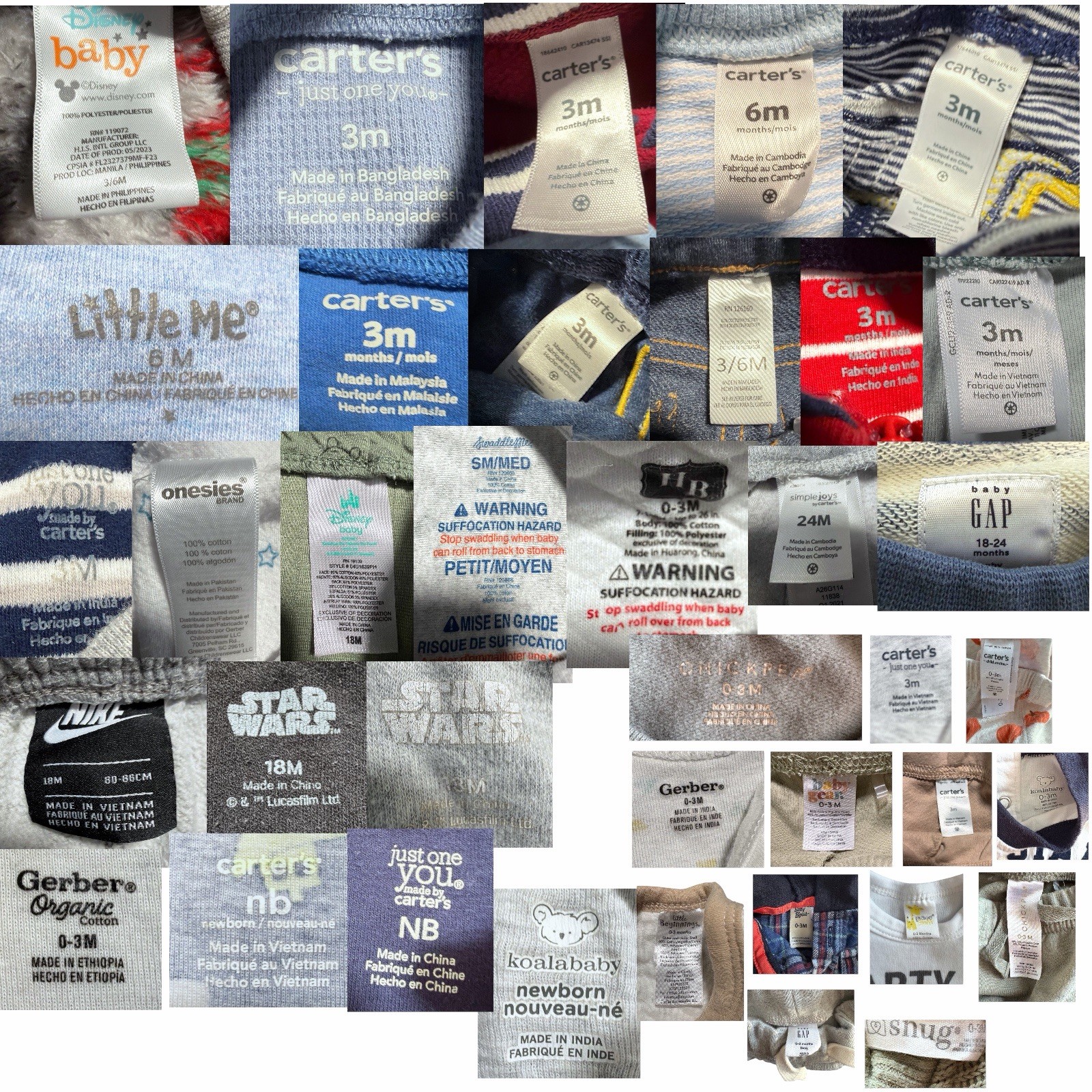 HUGE Baby Clothing & Essentials Lot | Newborn–6 Months | 85+ Pieces