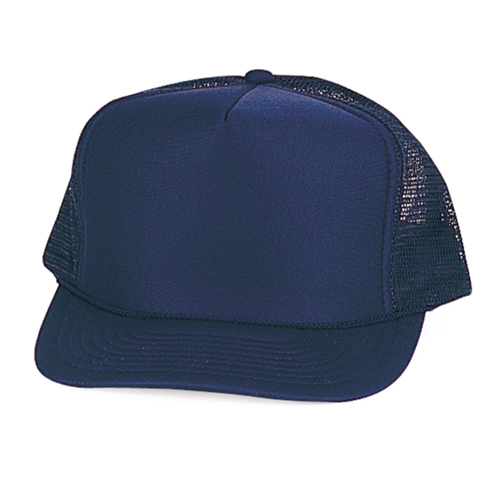 5 Pack Trucker Baseball Hats Caps Foam Mesh Blank Adult Youth Kids Wholesale