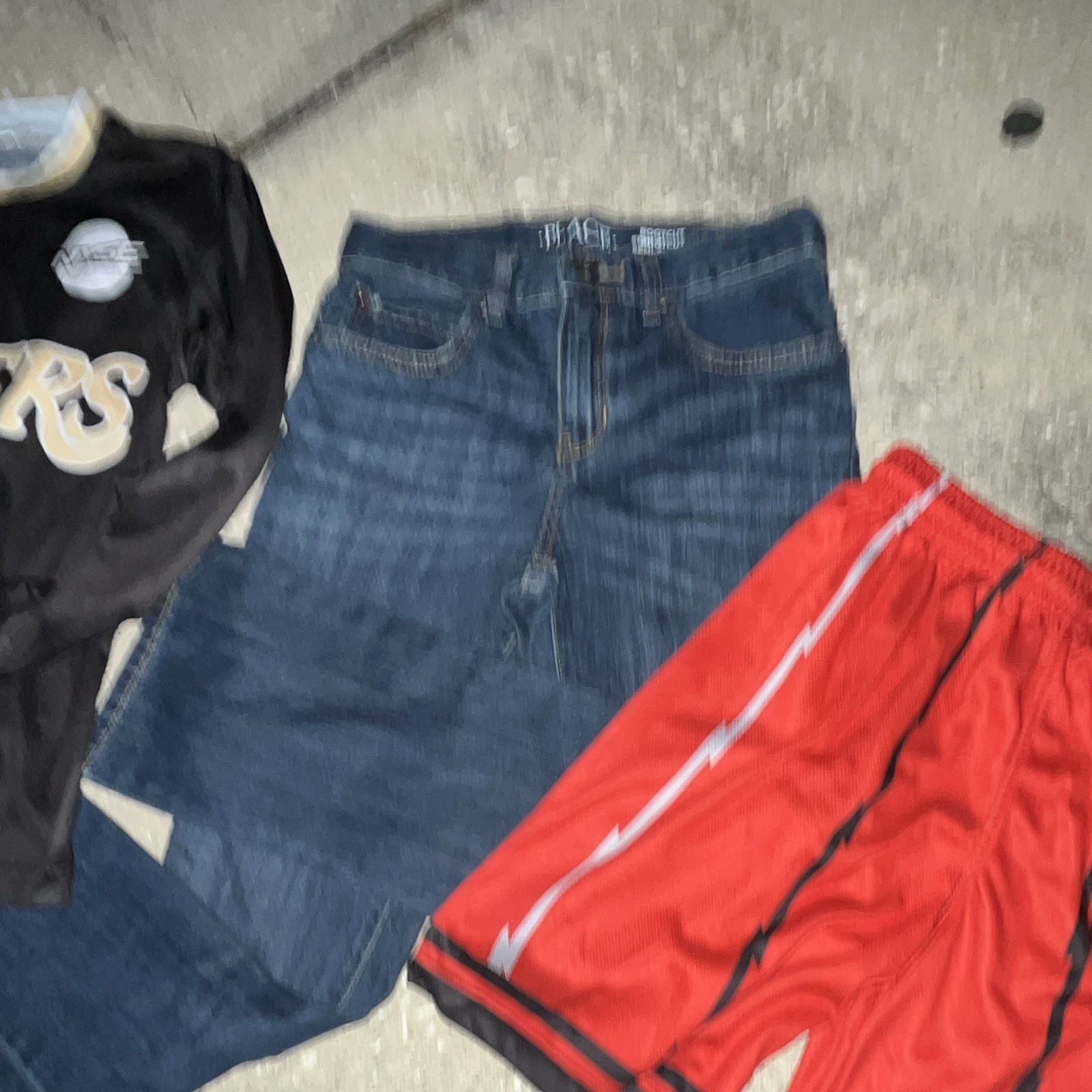 Mix Boys size 10 Clothing Lot Denim Shorts & Jeans, Long Sleeve Tops Sports 11pc