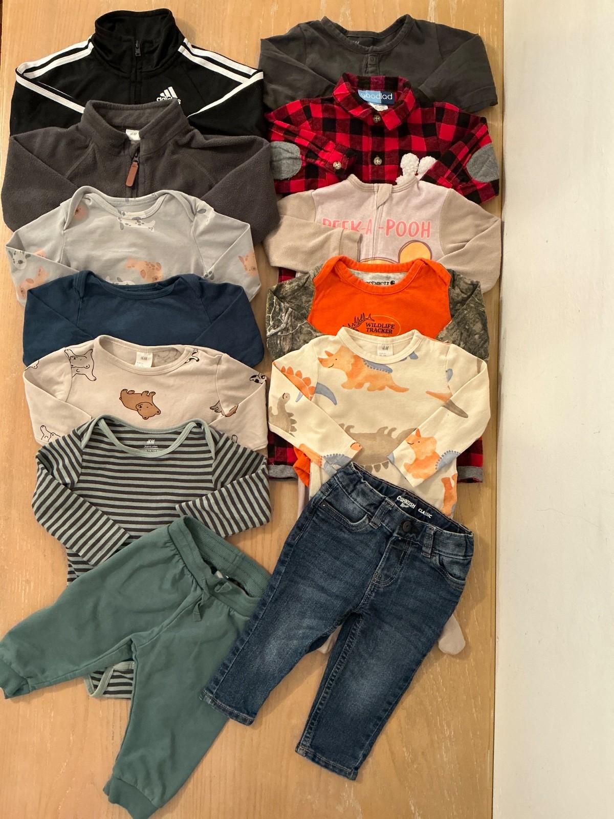 H&M, Oshkosh, Disney Baby, Others Infant Boys Clothing Lot of 13 Size 9 Months