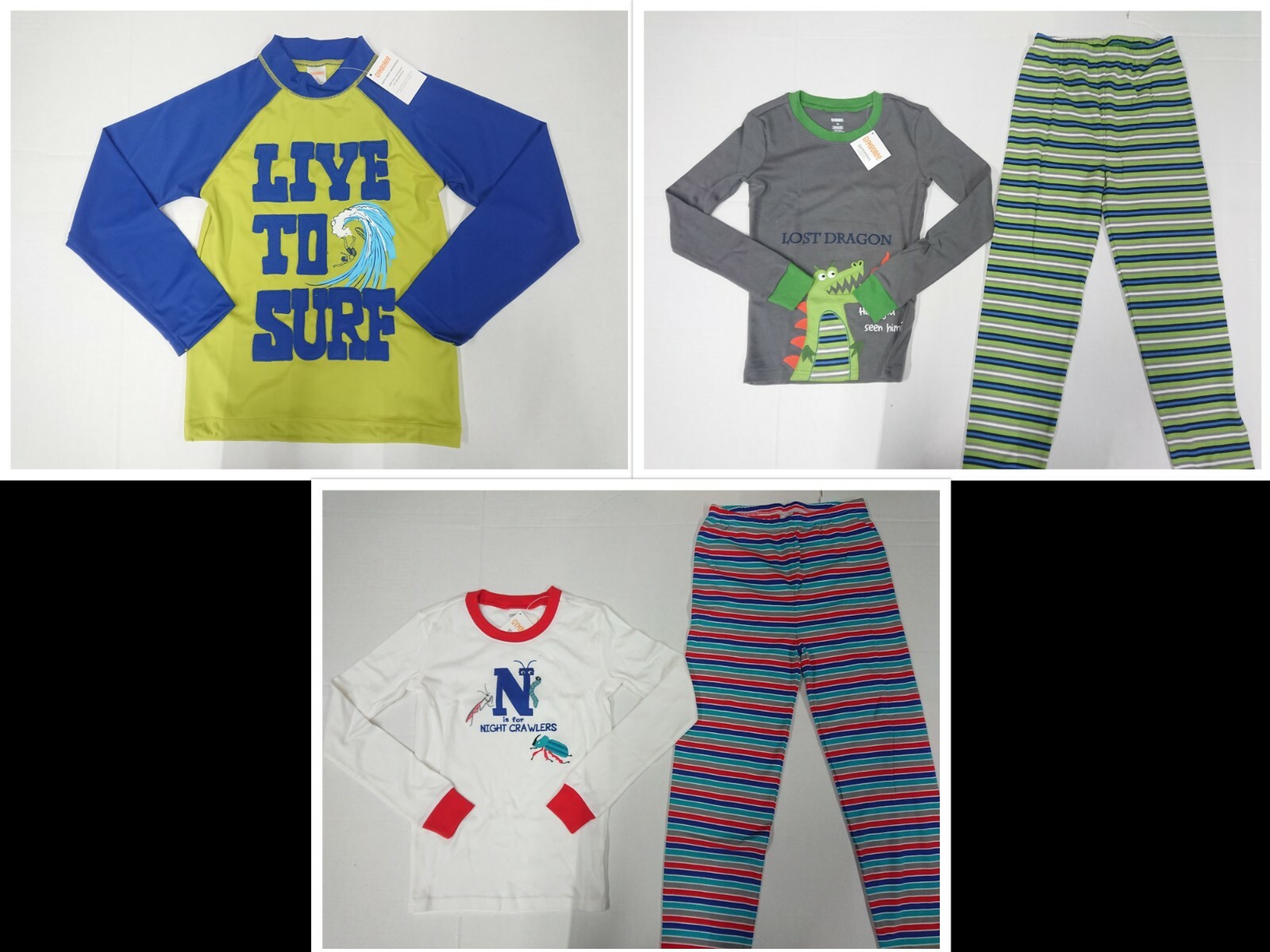 New with Tag Gymboree Boys Clothes Lot Swimwear Loungewear Multiple Size
