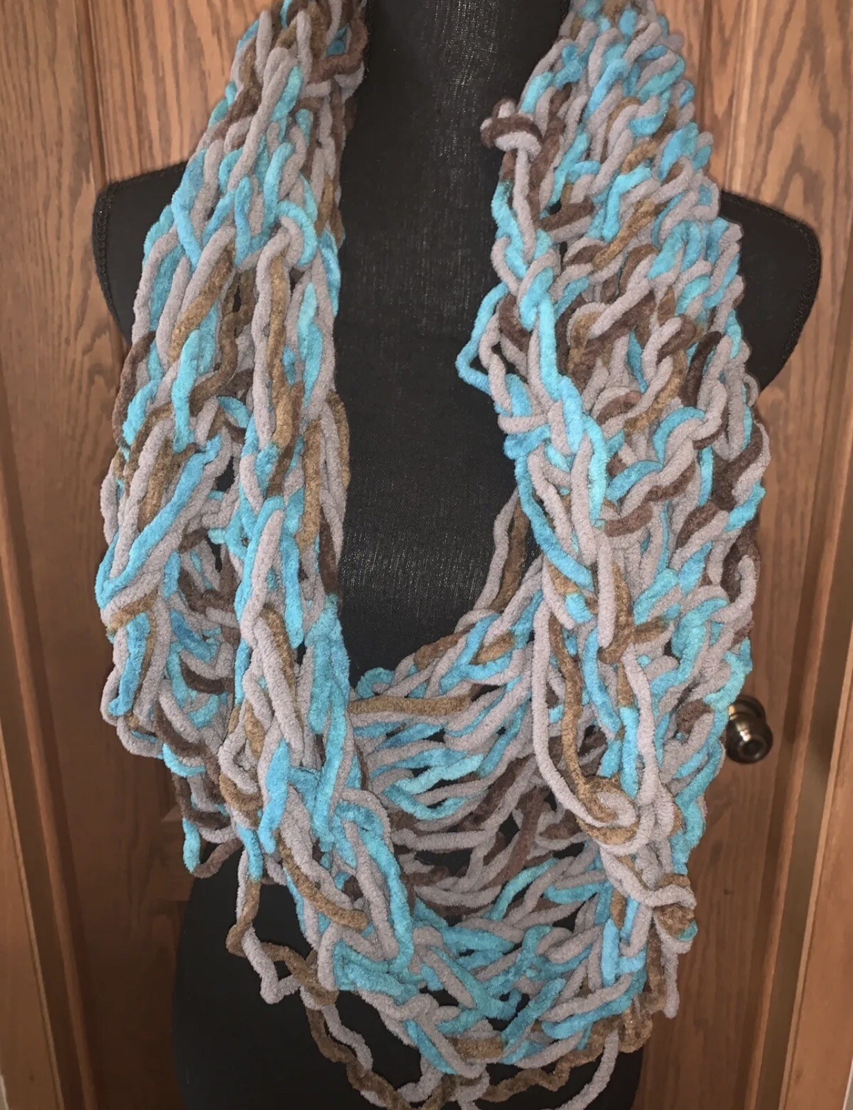 Womens 3pc Clothing Bundle – Fashion Scarfs Blues, Grays, Teals