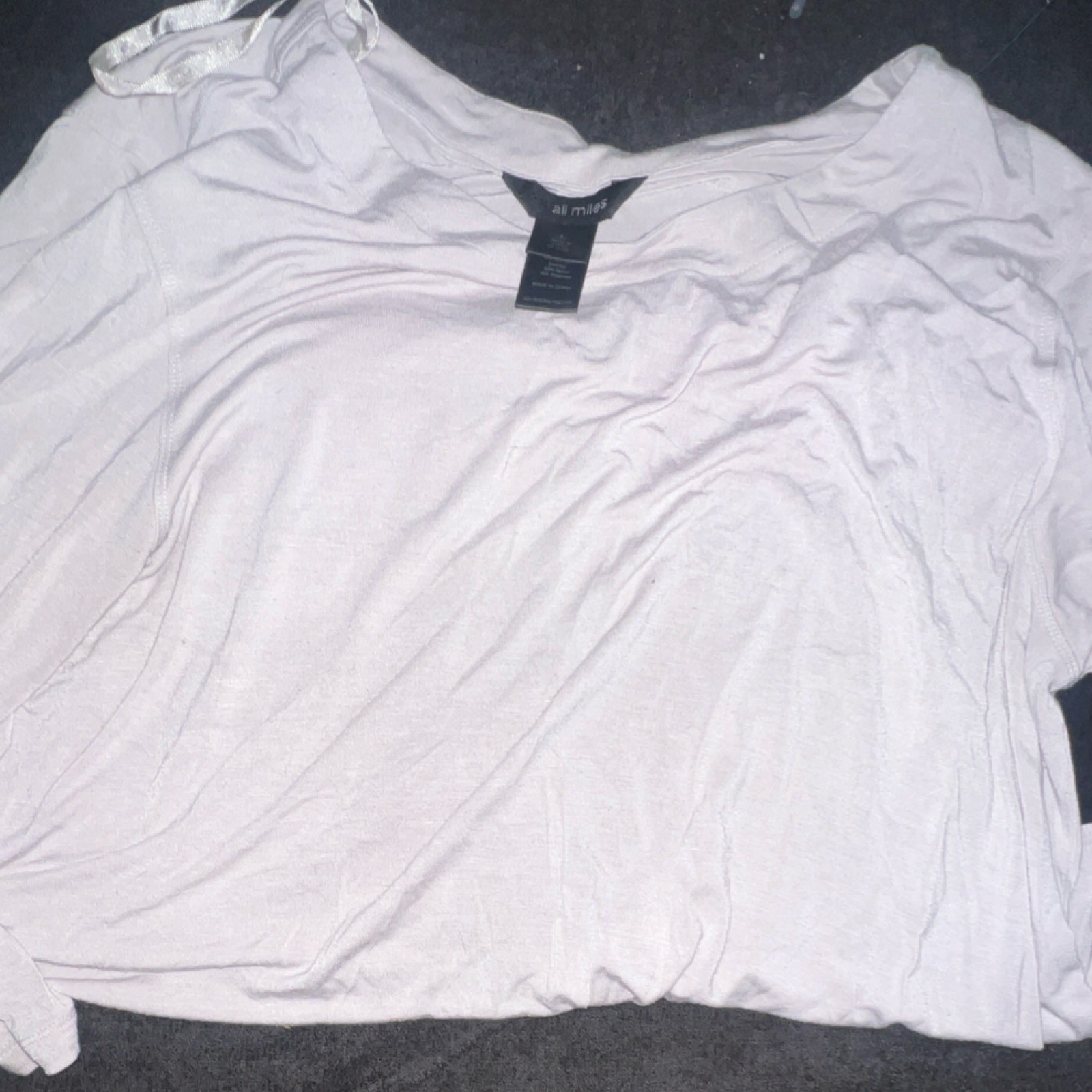 Ali Miles Women&rsquo;s Clothing Lot Size L Abstract Floral Patterns White Black Gray