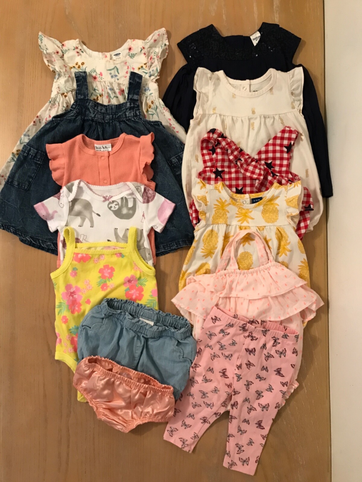 Carter&rsquo;s, Old Navy Others Infant Girls Clothing Lot of 13 Size 6-9, 6-12 Months