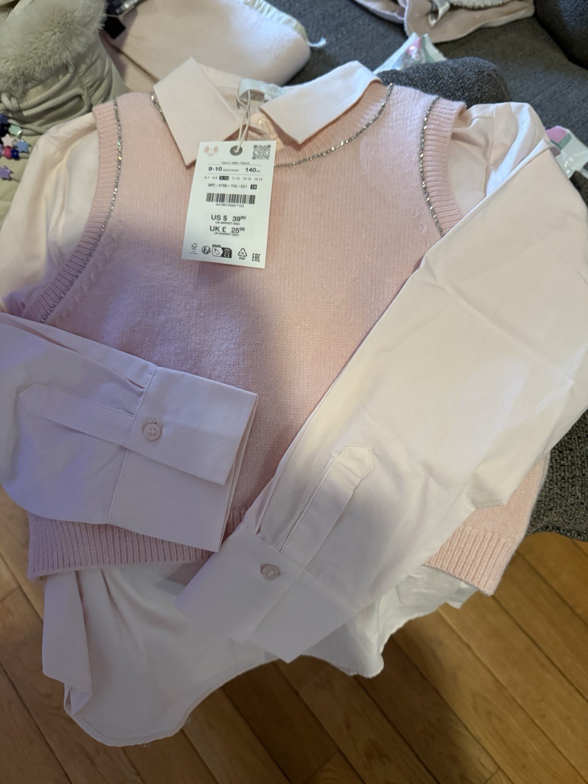 ZARA Everything is new. For girlsfrom 8 10 years old, wepay $275 for everything