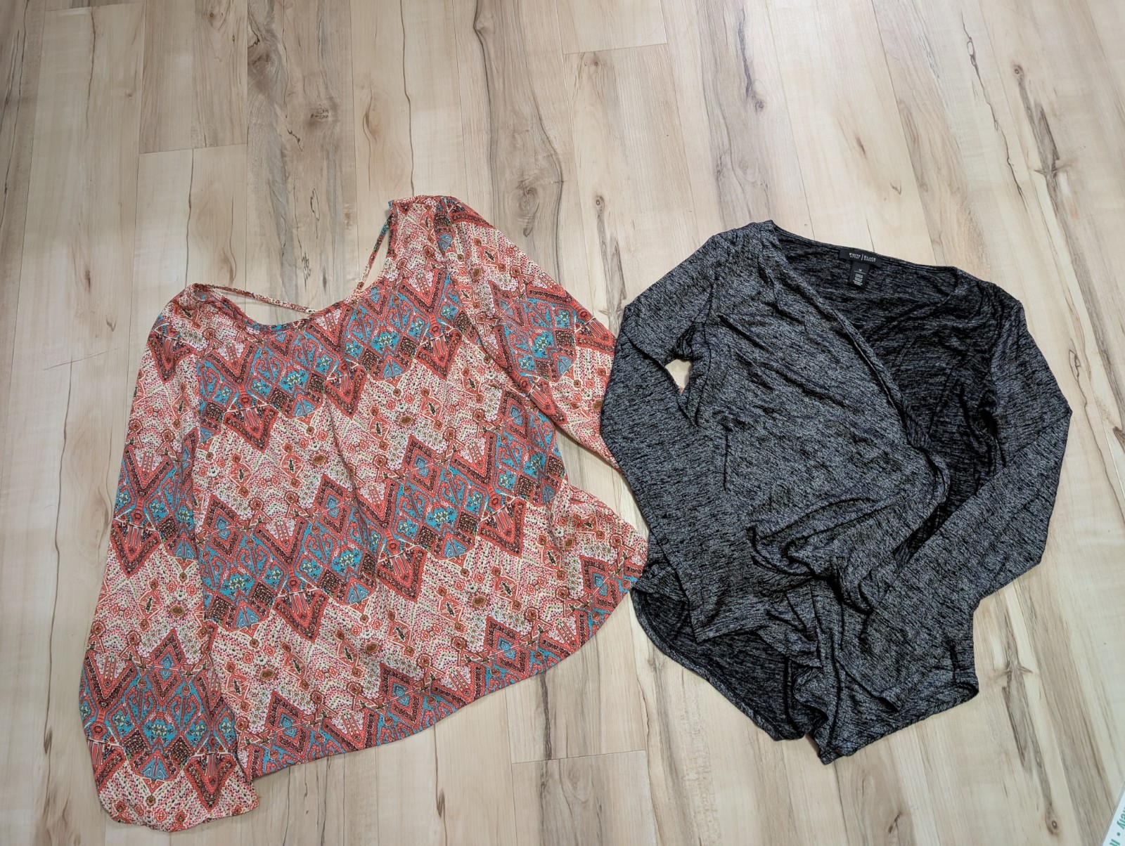 2 Shirts Tops White House Black Market Medium Boho Dressy Shirts Loose Fit Cute