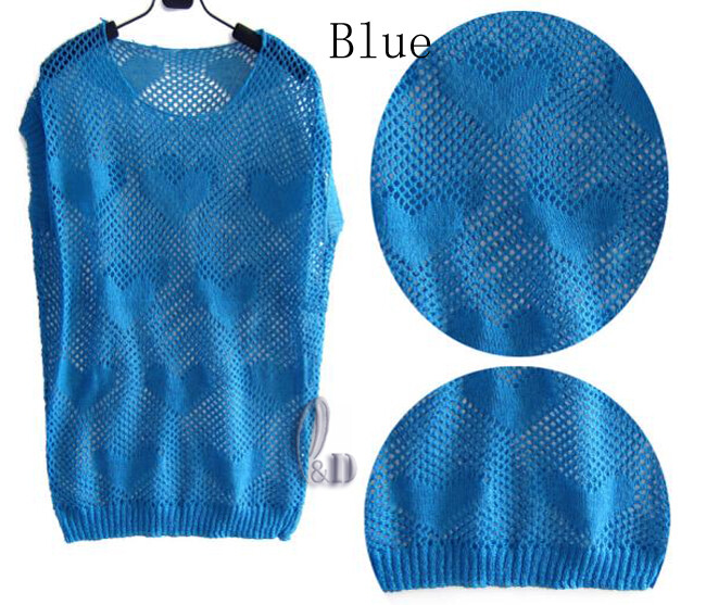 WHOLESALE BULK LOT OF 10 PCS MIXED COLOUR Crochet Sweater Top Beach Cover T112