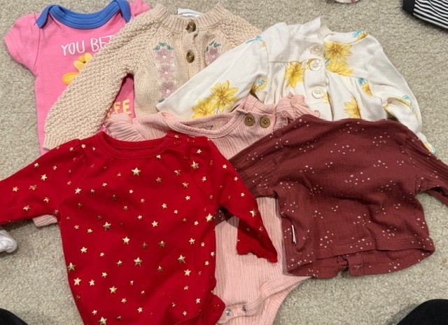 50+ newborn infant GIRL clothes onepiece pants hats sweaters coat + more