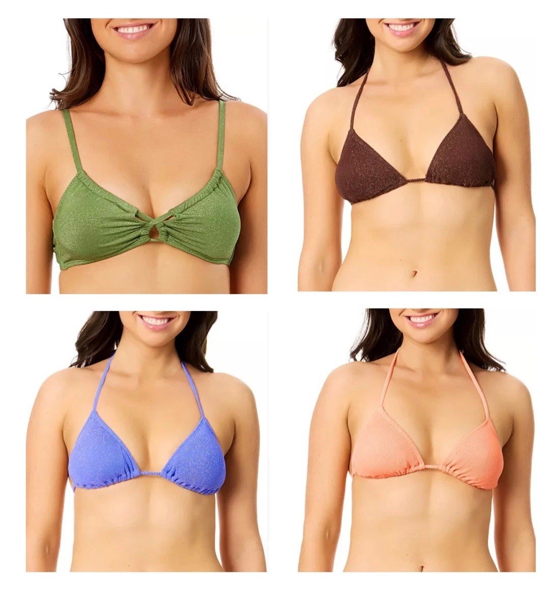 reseller Lot 40pc Salt Cove Swimwear NWT Bikini Tops Mix Sizes Liquidation Macys