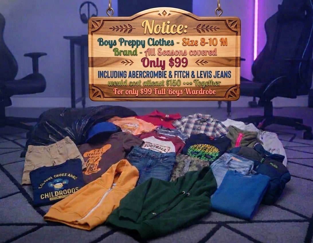 HUGE 20+Piece Boys Clothing Bundle | SIZES 8-10 Boys $99