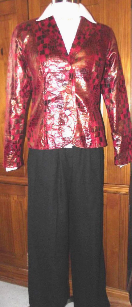 Black Pants Size 8, BAMBOO TRADERS Jacket Size S & EXPRESS Top Size S