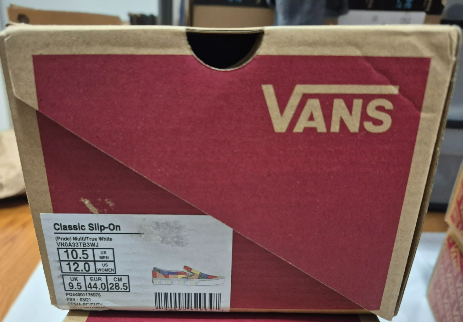 Bulk Vans Classic Slip On and Sk-8 Mid PRIDE Multi-Color Rainbow Mens Shoes