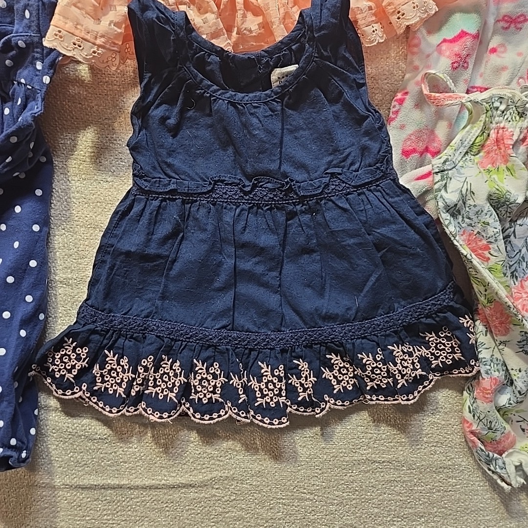 13PC Lot Of Girls Clothes 0-3 Months Various Brands