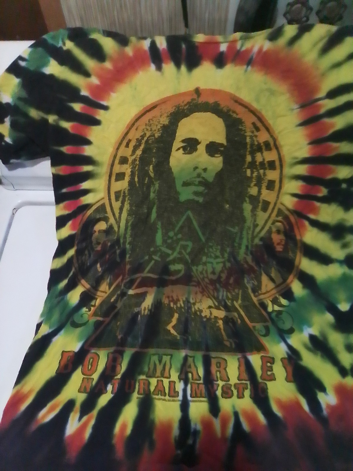 Columbia Bob Marley Multicolor Tie Dye Geometric Music Sports T-Shirt Tank Lot