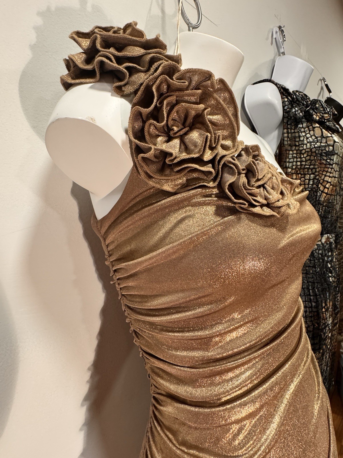 Le Belle, Muse, Nicole Miller Collection Women’s Dress Lot 4 Black/Gold 4/6/S