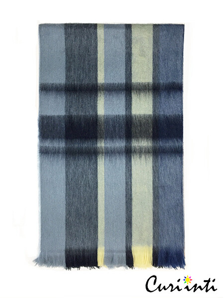 WHOLESALE LOT OF 10 BIGGER SIZE! STRIPED ALPACA JOSE SCARVES 80&Prime; x 12&Prime; 3V