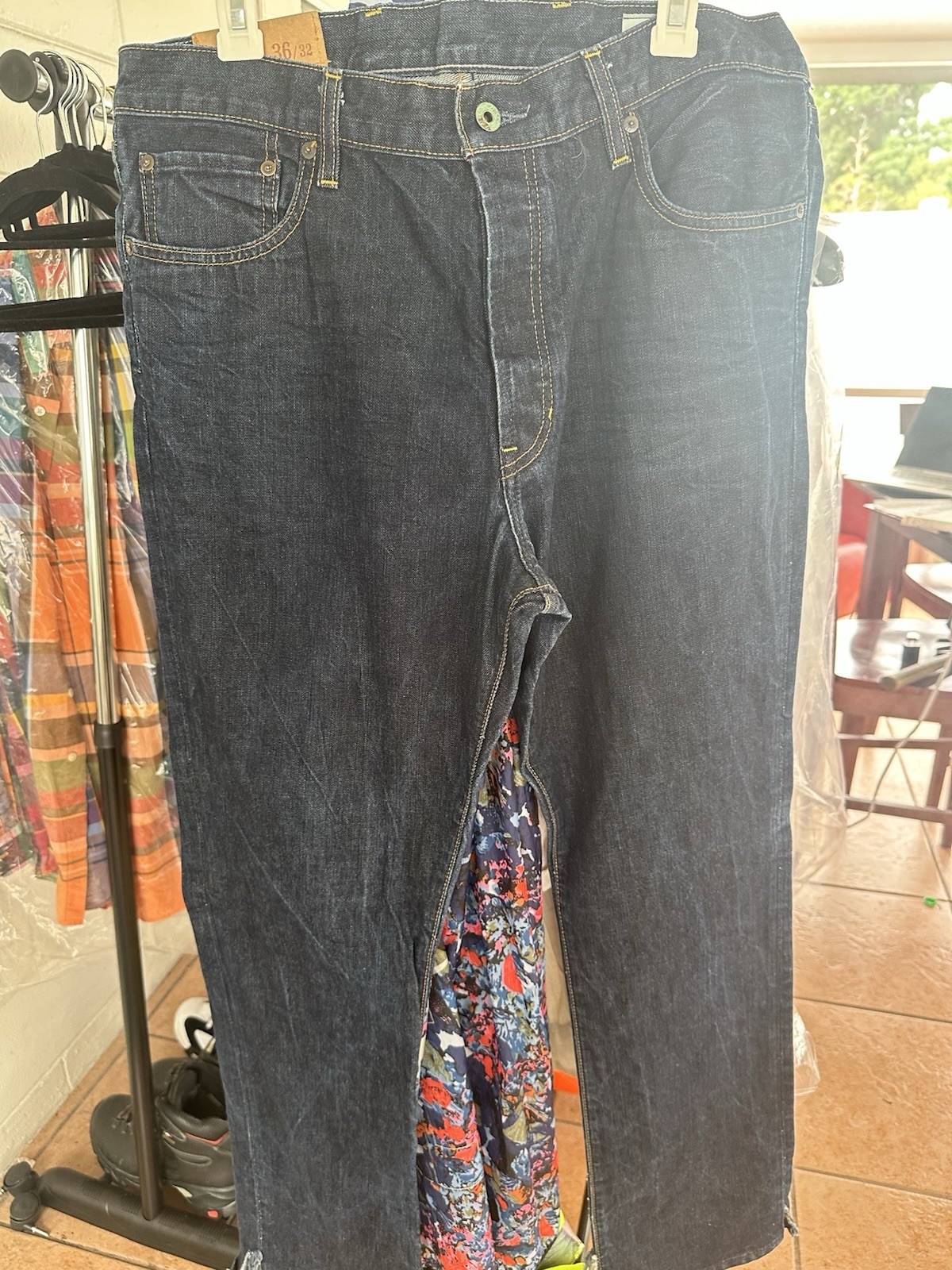 GAP Mixed Lot Tie-Dye Sweatshirt & Shorts Set L + Jeans 36×32 + Oxford Shirt