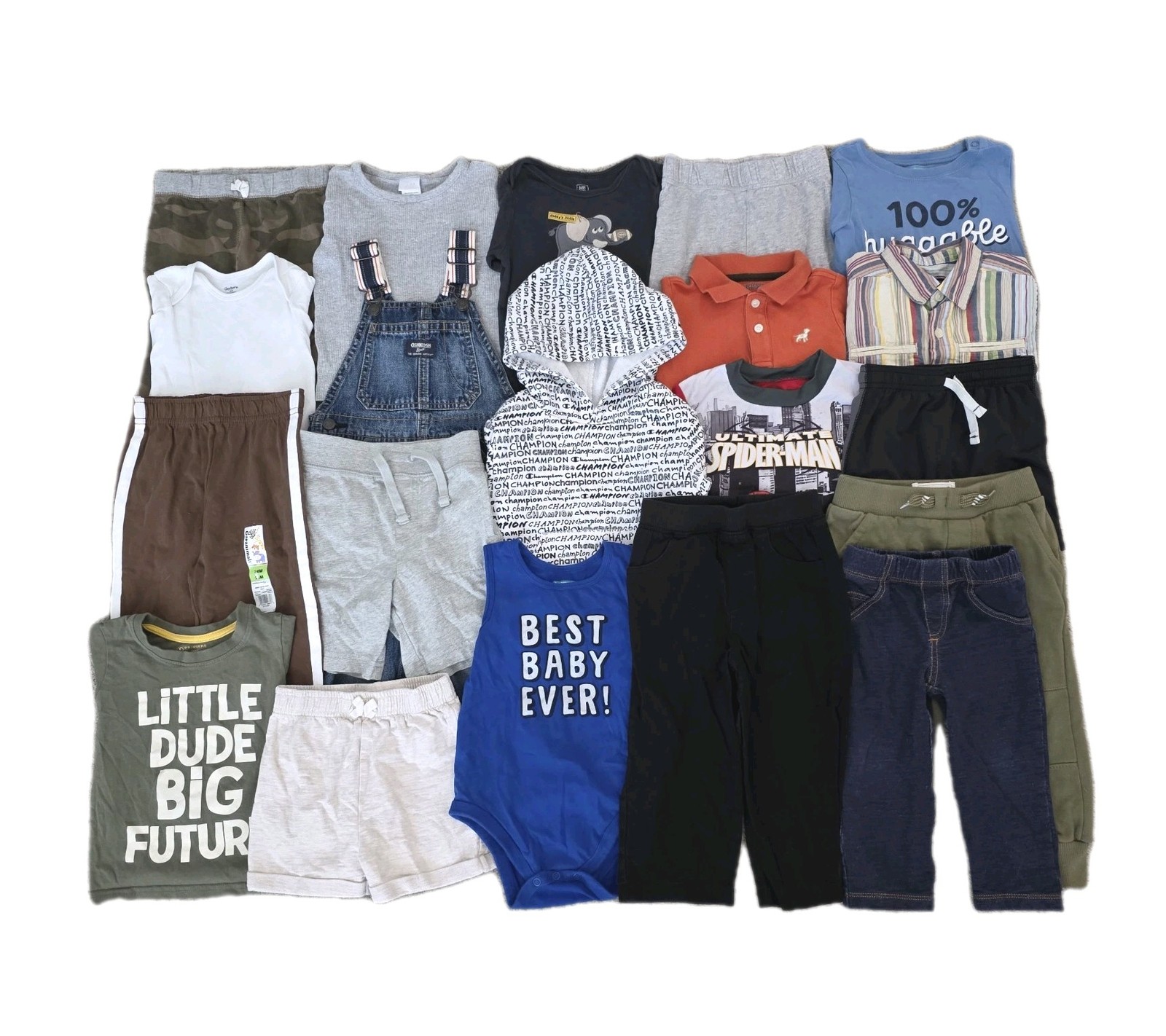 Clothes Lot Boys 24 Months Shirts Jeans Pants Shorts Outfit Hoodie Graphic