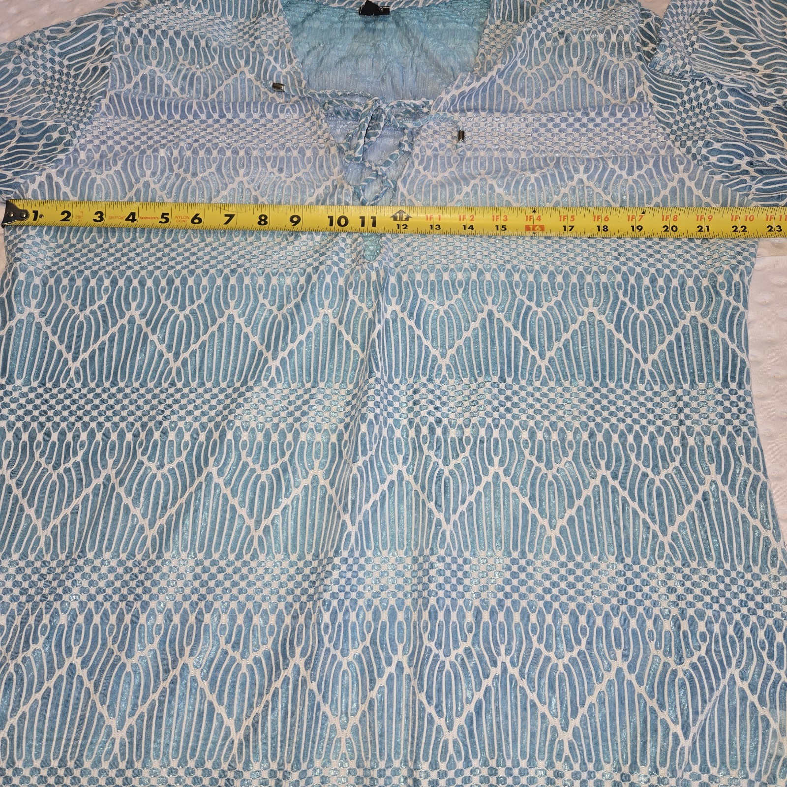 Plus Size Women’s Clothes 1X/2X Jeans, 2 Blouses, Cardigan, Swimsuit Coverup