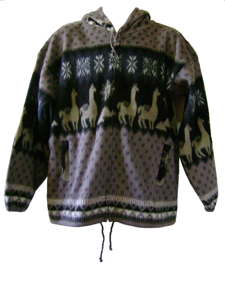 WHOLESALE LOT OF 10 HECTOR ALPACA JACKETS WITH HOOD – SIZES: S-M-L-XL 12,5V