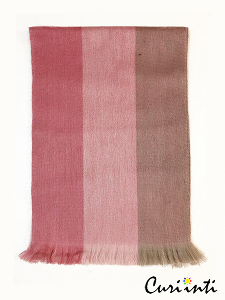 WHOLESALE LOT OF 10 BIGGER SIZE! STRIPED ALPACA JOSE SCARVES 80&Prime; x 12&Prime; 3V