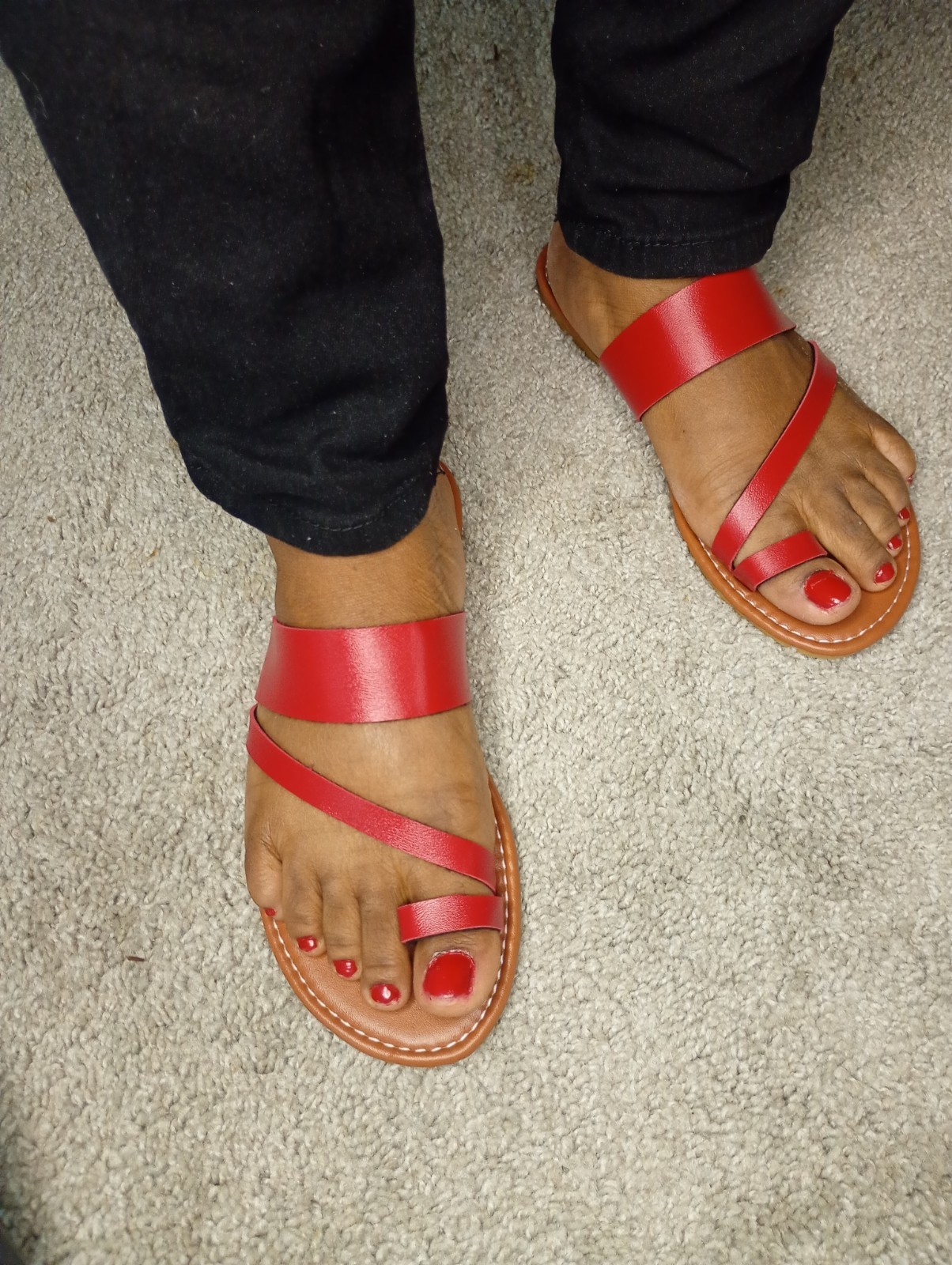 Household ANIH Fashion Mixed Lot Leather Slides Sandals Slippers 38-42