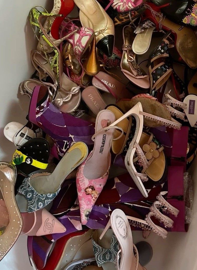 Reseller Bundle Women&rsquo;s Shoes Lot 9 Pairs Heels Sandals Flats Mix Brands Lot