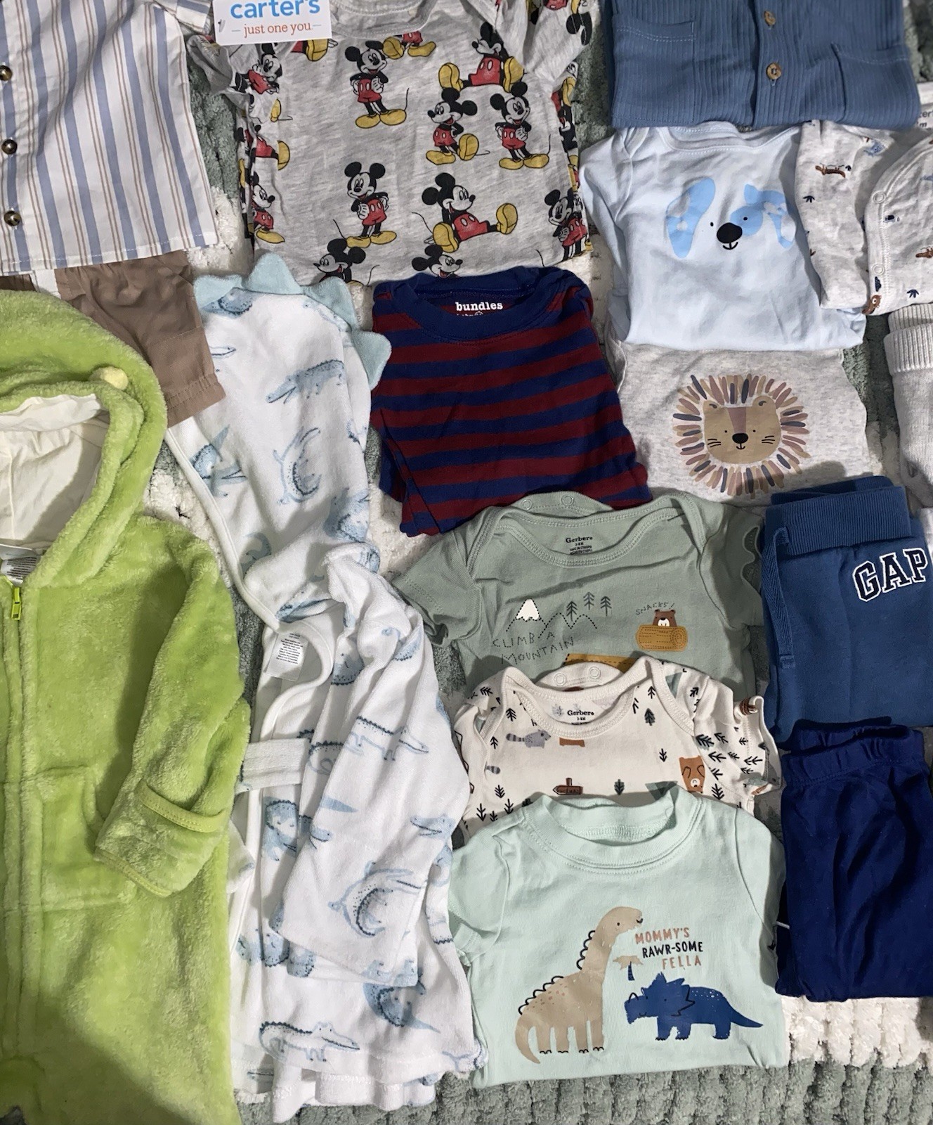 Baby Boy Clothing Bundle Size 3-6 Months Lot Of 22 Pieces