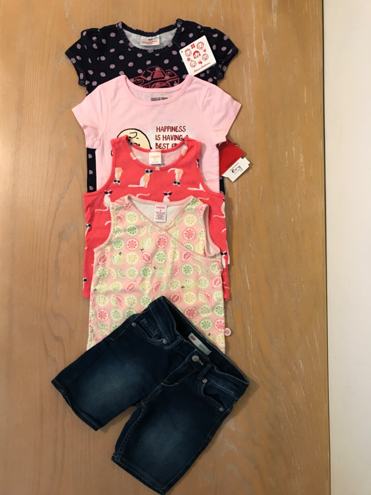 Gymboree, Levi&rsquo;s, Hanna Andersson, Other, Girls Clothing Lot of 5 (2 New) Size 4
