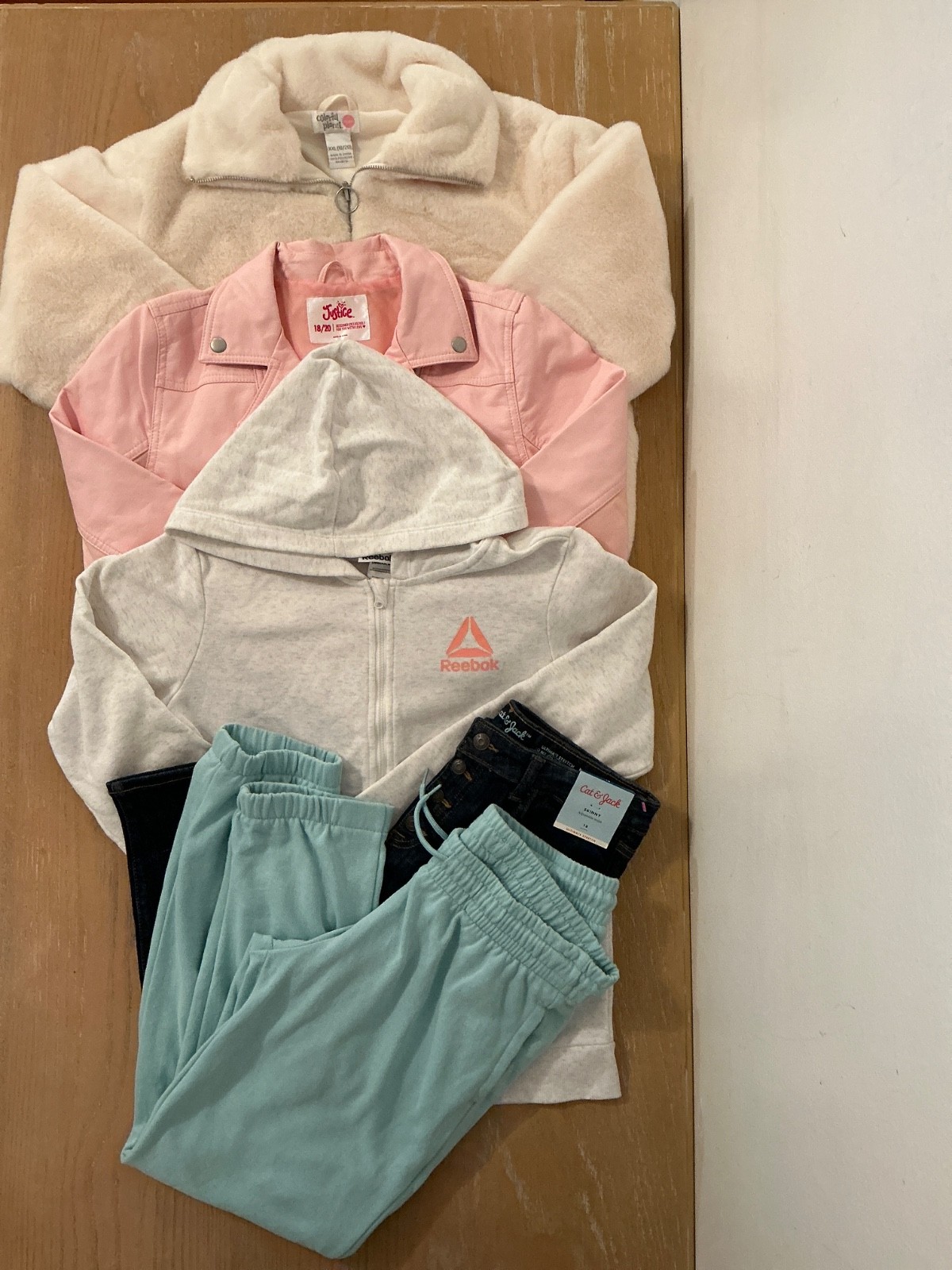 Justice, Reebok, Cat & Jack, Others, Girls Clothing Lot of 5 Size 18, 18-20